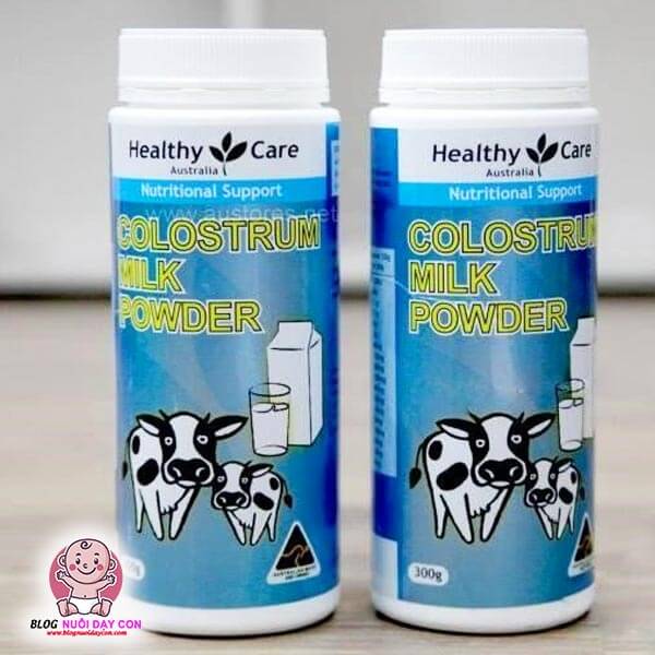 Sữa bò non Healthy Care Colostrum cho trẻ biếng ăn