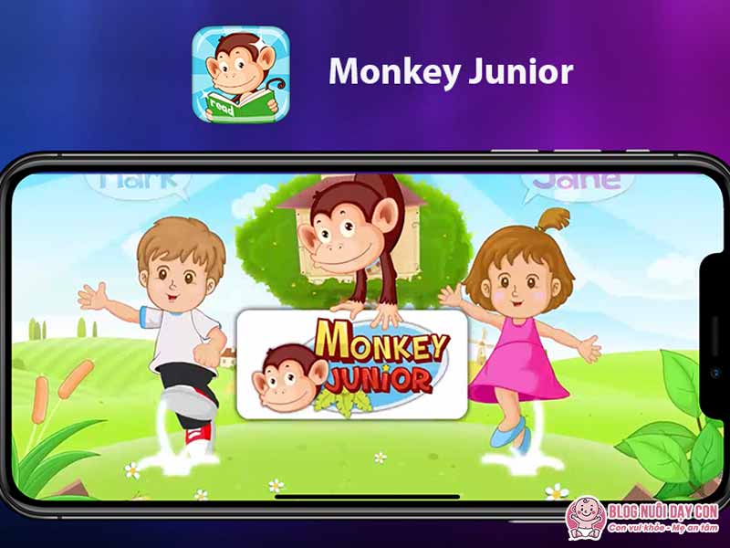 Phần mềm học tiếng Anh Monkey Junior