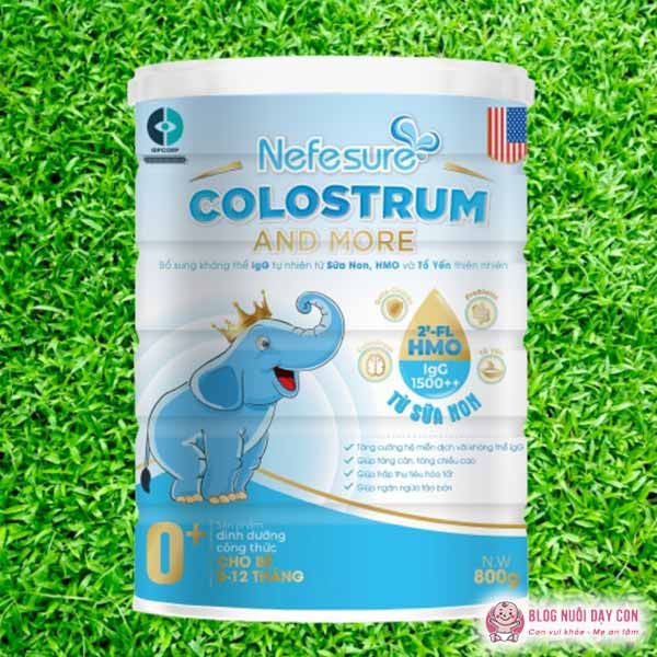 Sữa non tổ yến Nefesure Colostrum and more