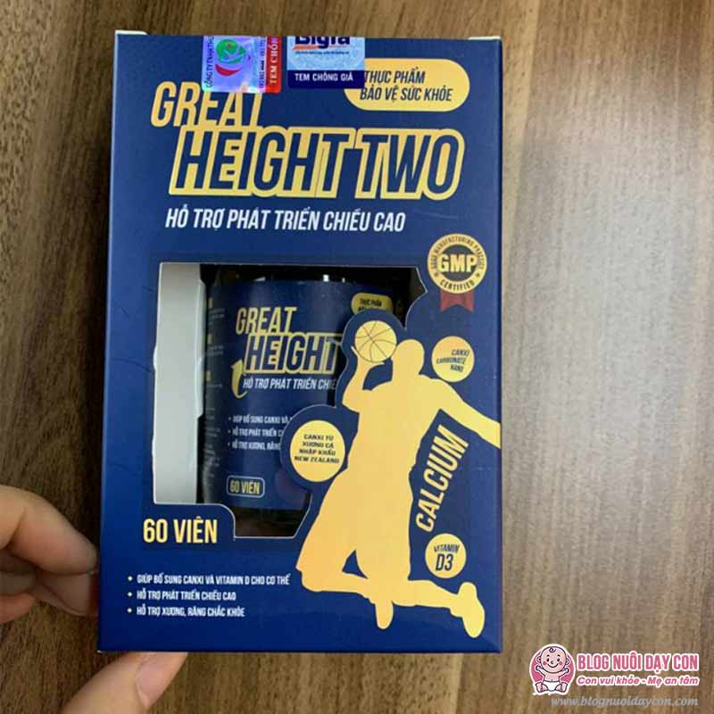 Review tăng chiều cao Great Height Two