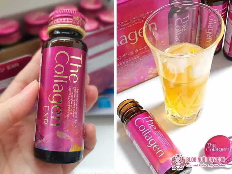 Cách sử dụng nước the collagen exp Shiseido